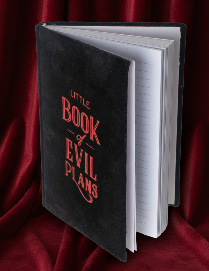 Little Book of Evil Plans Velvet Journal