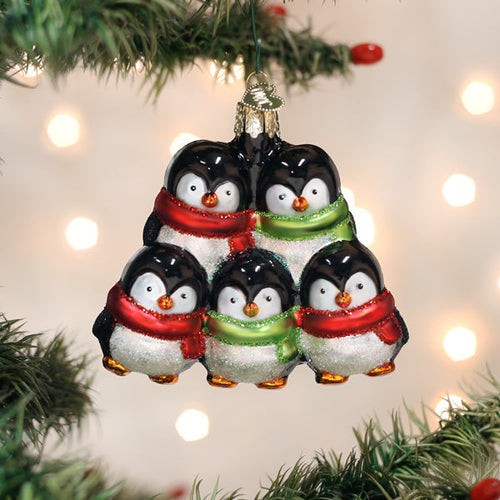 Penguin Family Of 5 Ornament-0