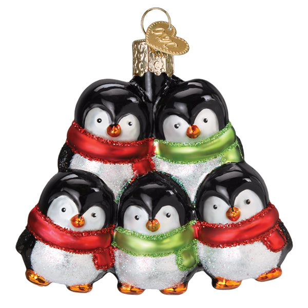 Penguin Family Of 5 Ornament-2