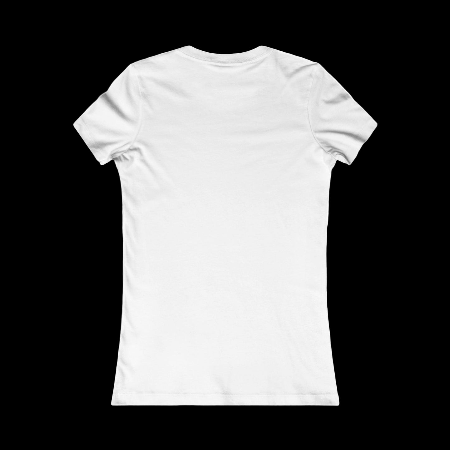 Plain white t-shirt on a white background