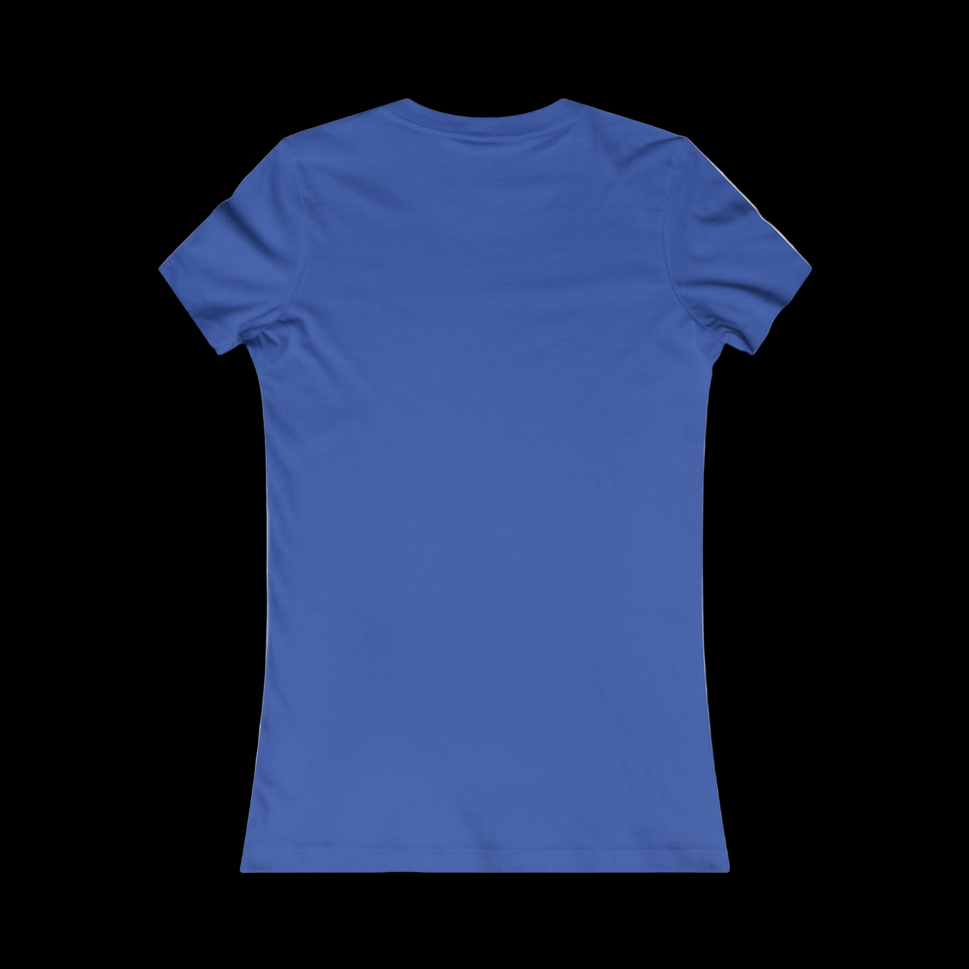 Blue t-shirt on a white background