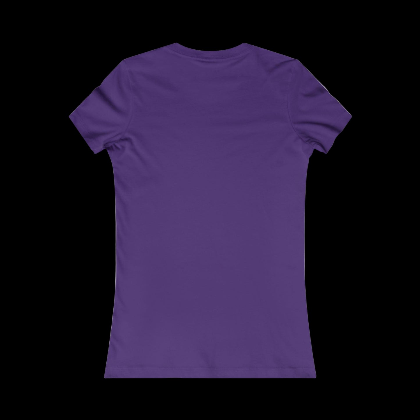 Purple t-shirt on a white background