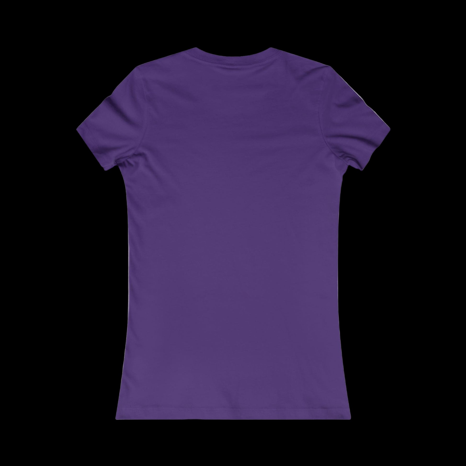 Purple t-shirt on a white background