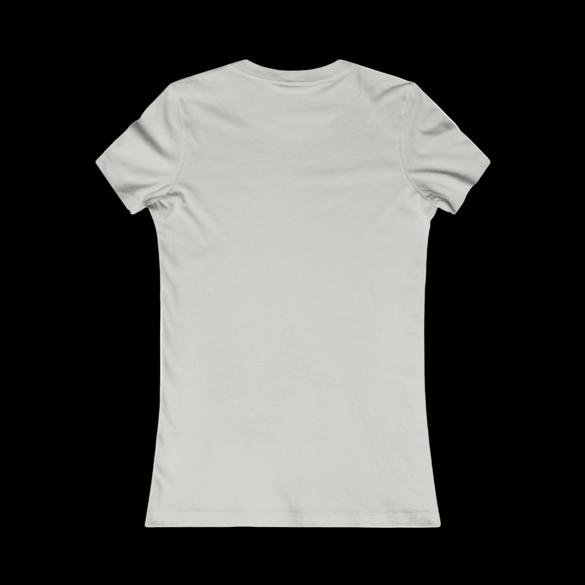 Plain white t-shirt on a white background