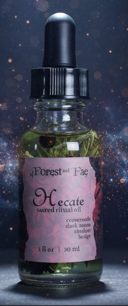 Hecate Ritual Oil for Sacred Altar and Spell Work - Lucky Girl Gifts
