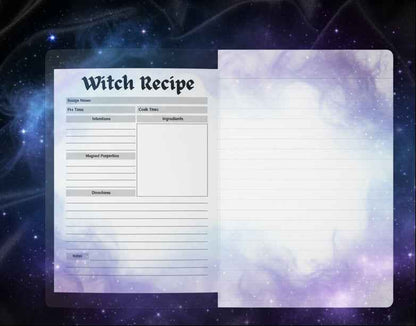 Witchy Spell & Magic Grimoire — Softcover Journal