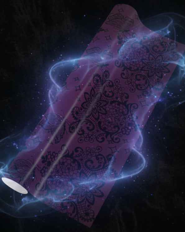 Gothic Witchy Black Lace Wrapping Paper Roll