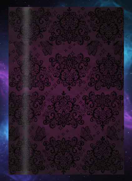 Gothic Witchy Black Lace Wrapping Paper Roll