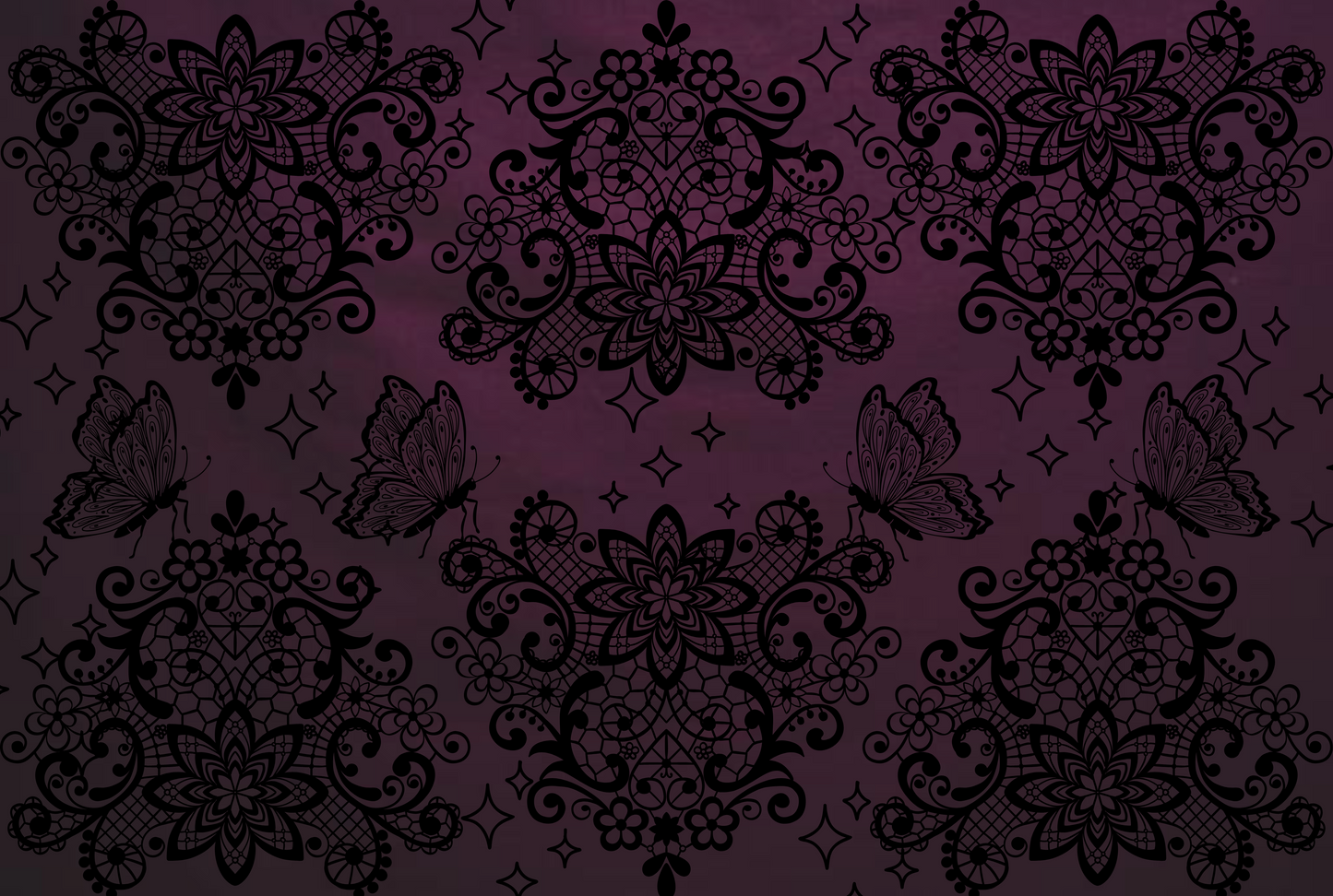 Gothic Witchy Black Lace Wrapping Paper Roll - Lucky Girl Gifts