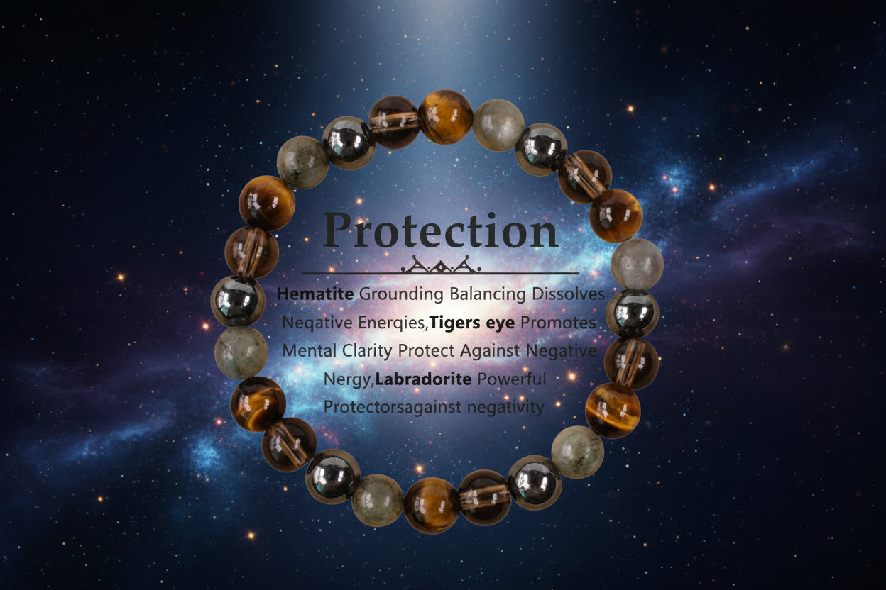 Crystal Bracelets for Wealth and Love | 17 Crystal Options for Prosperity, Protection, Chakras & Anxiety Relief - Lucky Girl Gifts