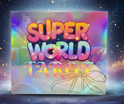 Super World Tarot Deck - Game Themed Tarot Deck for Gaming Enthusiasts - Lucky Girl Gifts