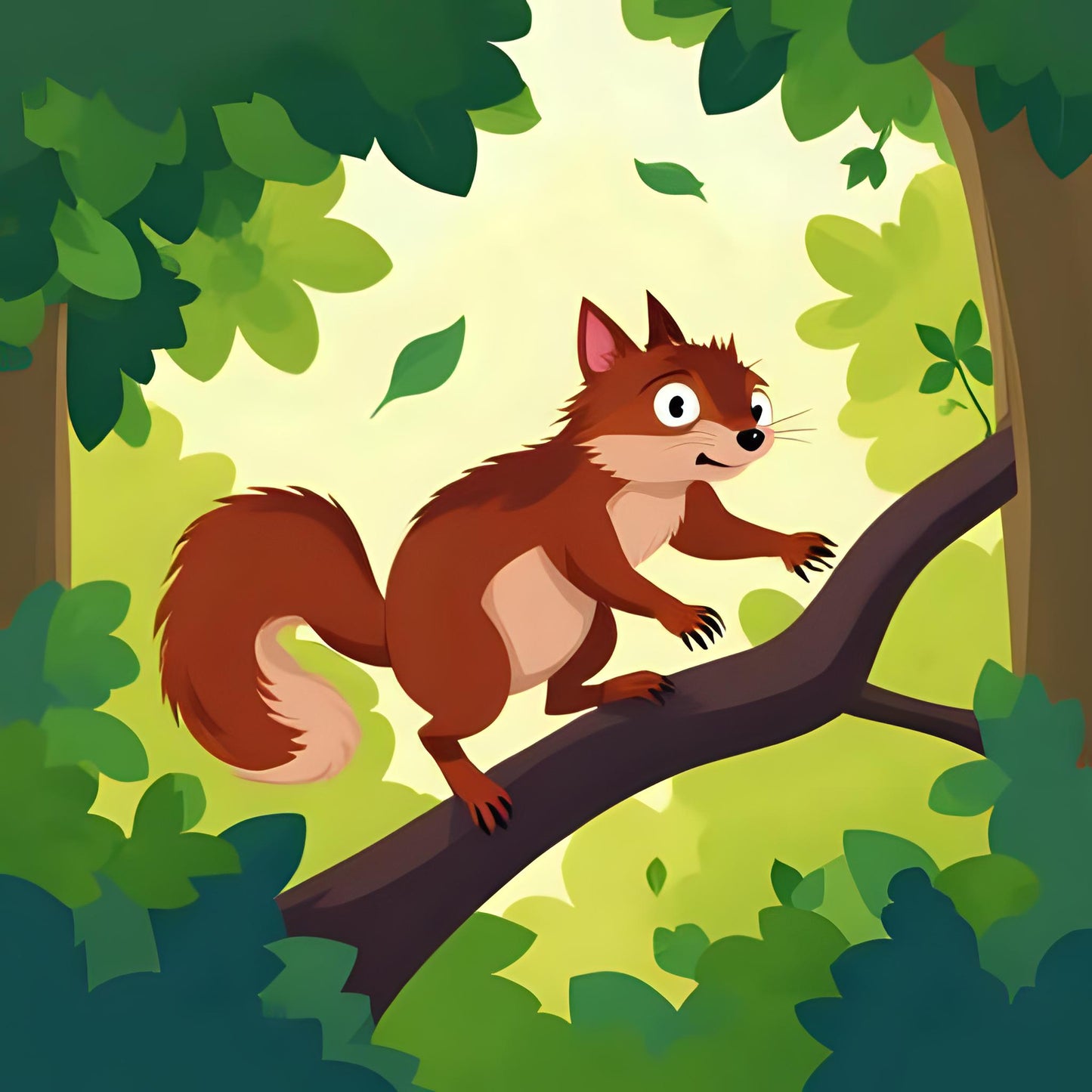 Raffi the Squirrel Plays Hide & Seek! Children's Picture and Bedtime Story Book Silly Squirrel