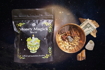 Money Magick Kit for Prosperity and Abundance Rituals - Lucky Girl Gifts