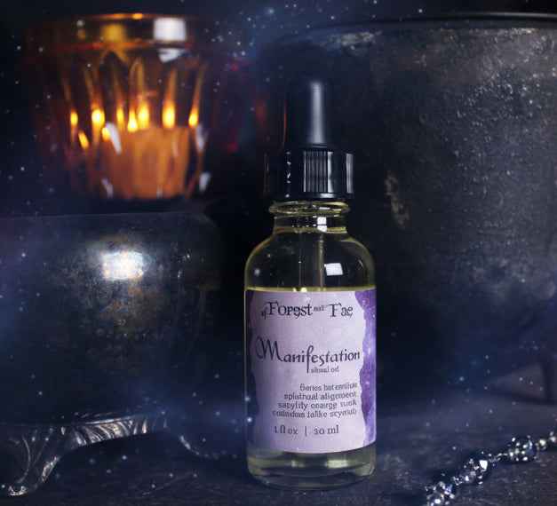 Manifestation Ritual Oil • Altar Oil for Intention Setting