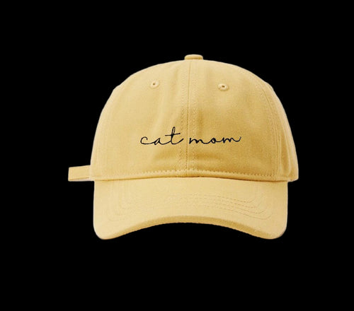 CAT MOM HAT - YELLOW