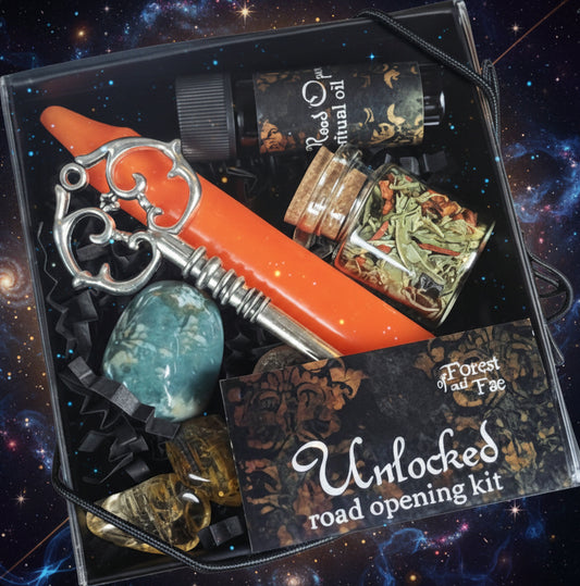 Unlocked Spell Kit for Road Opener & Energy Shift in Witchcraft - Lucky Girl Gifts