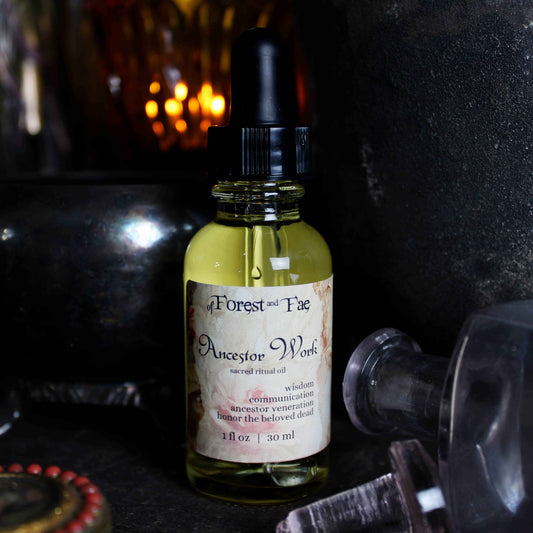 Ancestor Work Sacred Ritual Oil • Altar Oil • Witchcraft - Lucky Girl Gifts