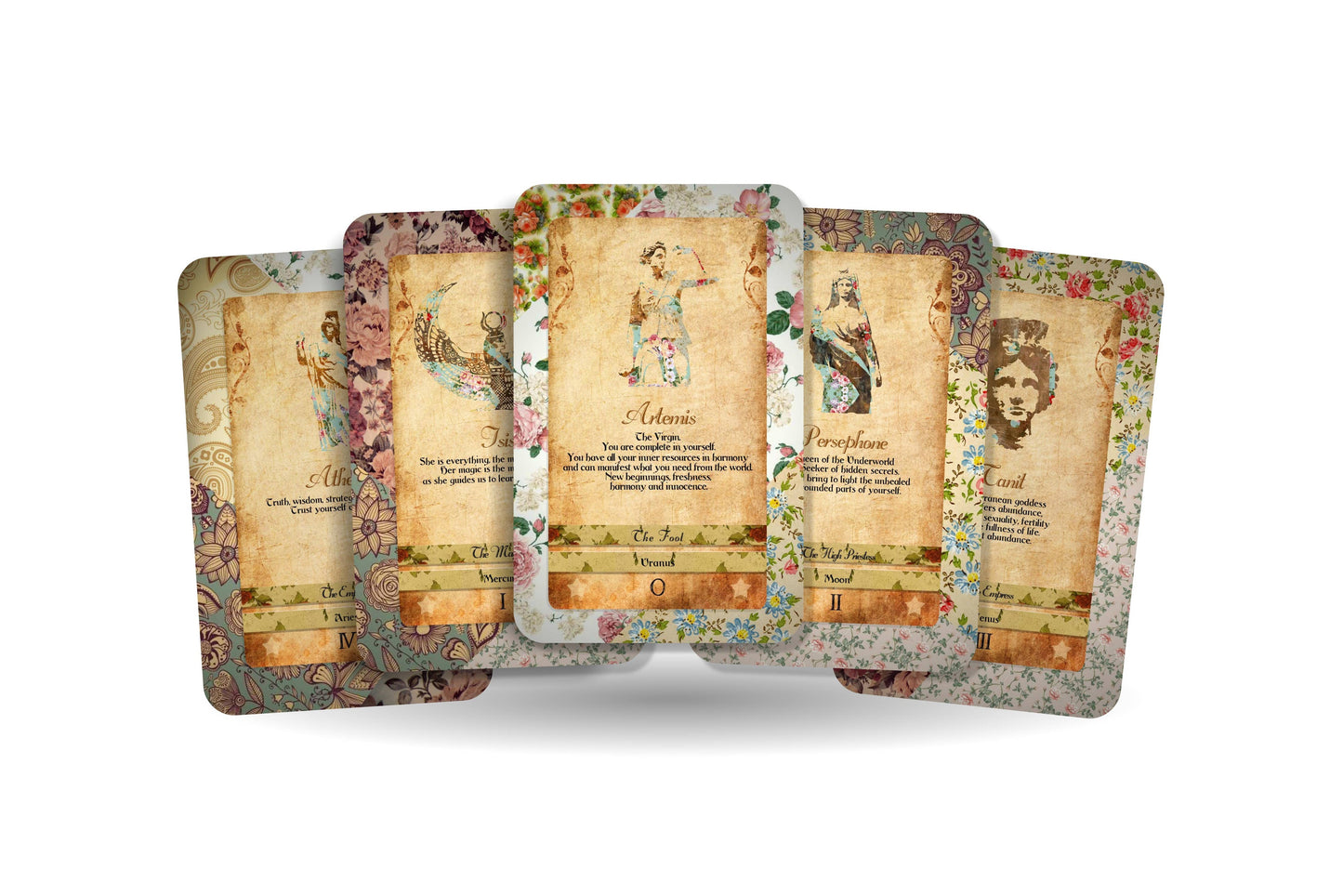 Tarot Deck - Goddess Power Cards - Major Arcana - Sacred Fem-0