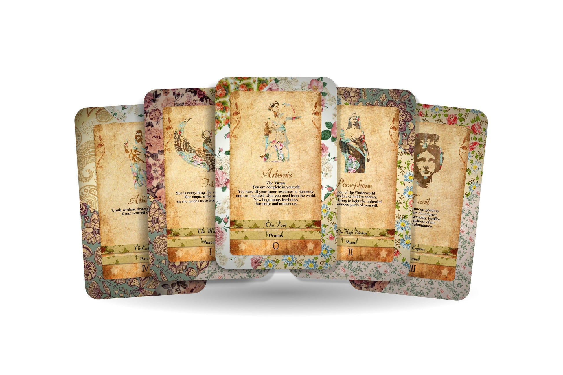 Tarot Deck - Goddess Power Cards - Major Arcana - Sacred Fem-0