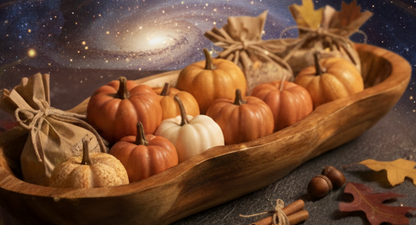 Autumn Pumpkin Candle for Cozy Fall Ambiance - Perfect for Mabon - Lucky Girl Gifts
