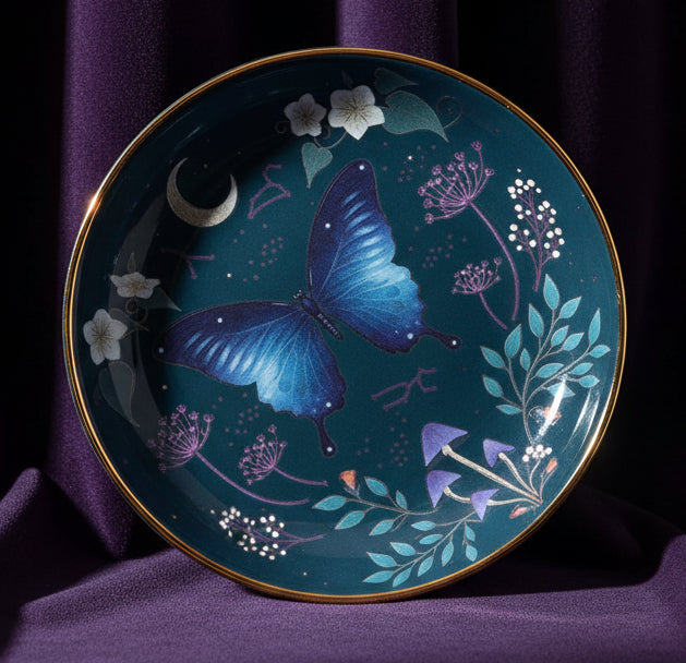 Midnight Moth Celestial Trinket Dish