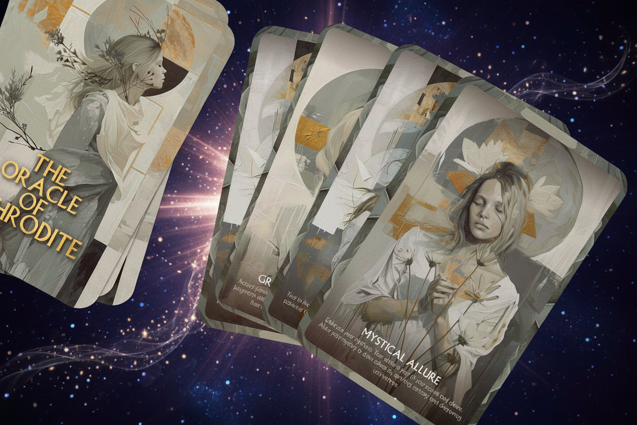 Oracle Cards Goddess of Love - The Oracle Of Aphrodite - 22 Divine Cards - Lucky Girl Gifts