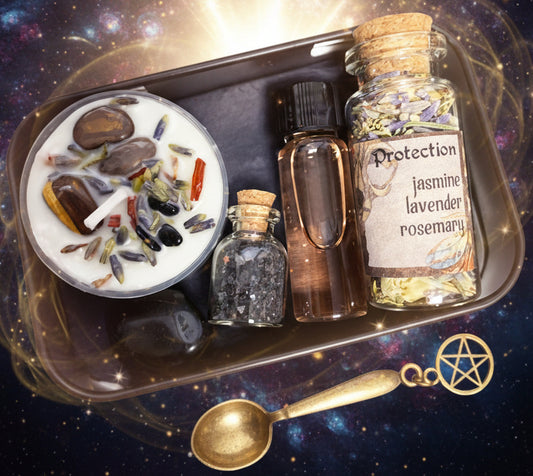 Protection Travel Altar Kit for Rituals & Spells | Witch DIY Set - Lucky Girl Gifts
