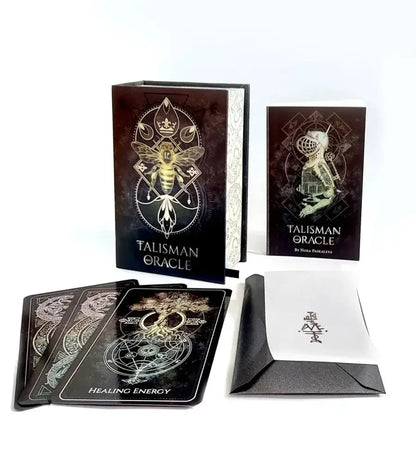 Talisman Oracle card set with packaging on a white background