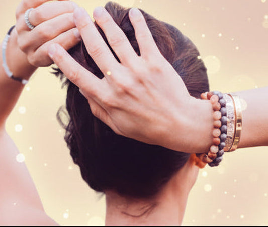 Good Luck Bracelet - Tiger Eye and Aquamarine-2