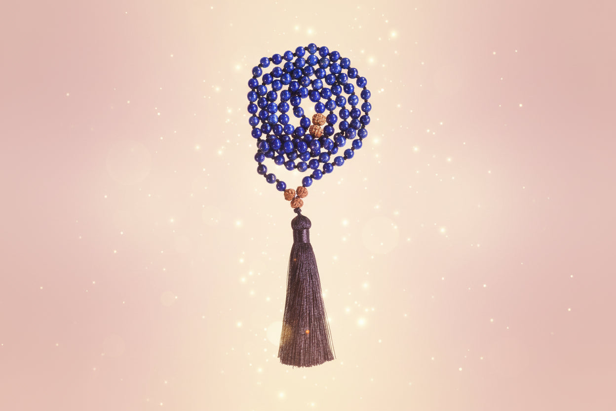 Inner Wisdom Lapis Lazuli Mala-1