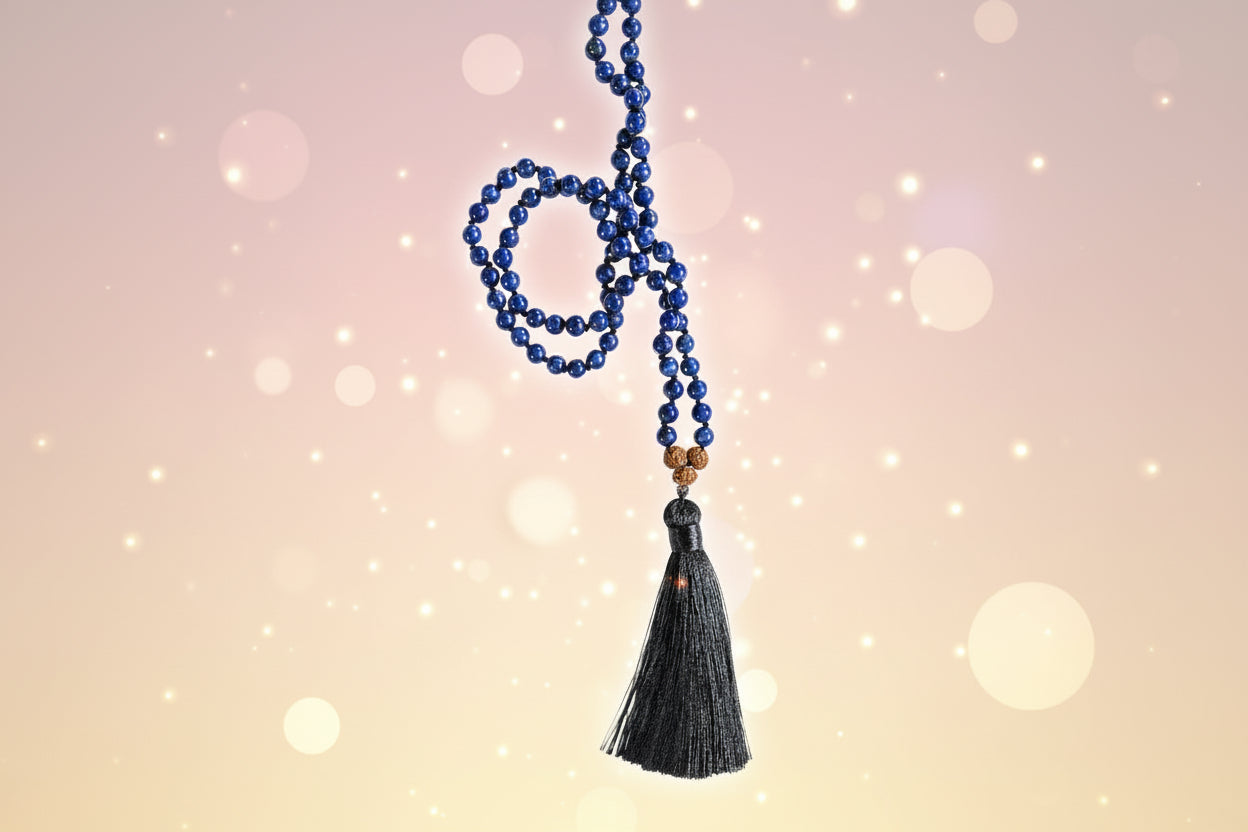 Inner Wisdom Lapis Lazuli Mala-4