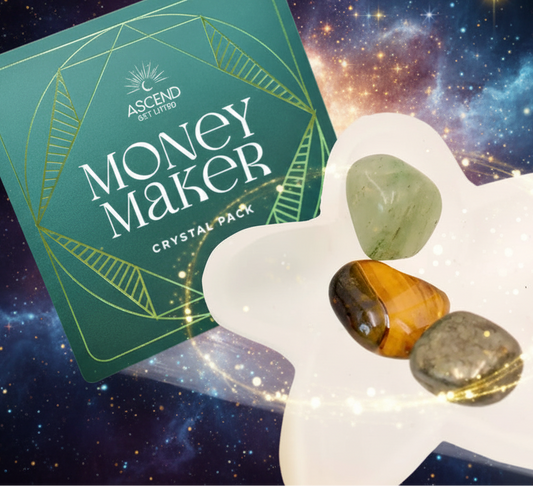 Intention Crystals Set for Money Making Energy to Attract Wealth - Lucky Girl Gifts