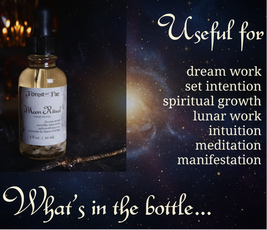 Moon Ritual Altar Oil for Manifestation & Dream Work - Lucky Girl Gifts