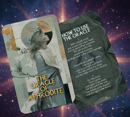 Oracle Cards Goddess of Love - The Oracle Of Aphrodite - 22 Divine Cards - Lucky Girl Gifts