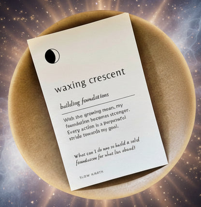 Lunar Reflections Moon Phase Deck Affirmations for Empowerment - Lucky Girl Gifts