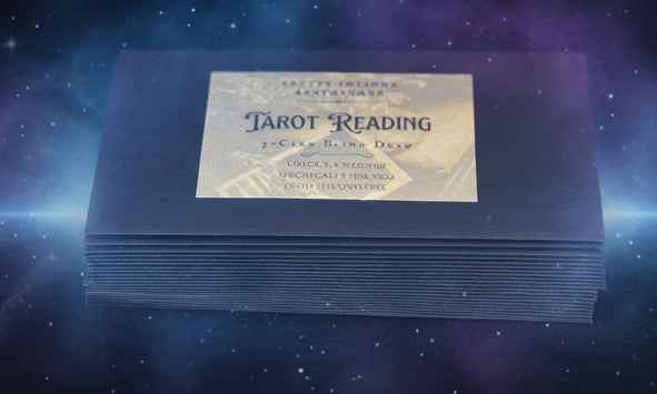 3-Card Mystery Blind Draw Tarot Reading