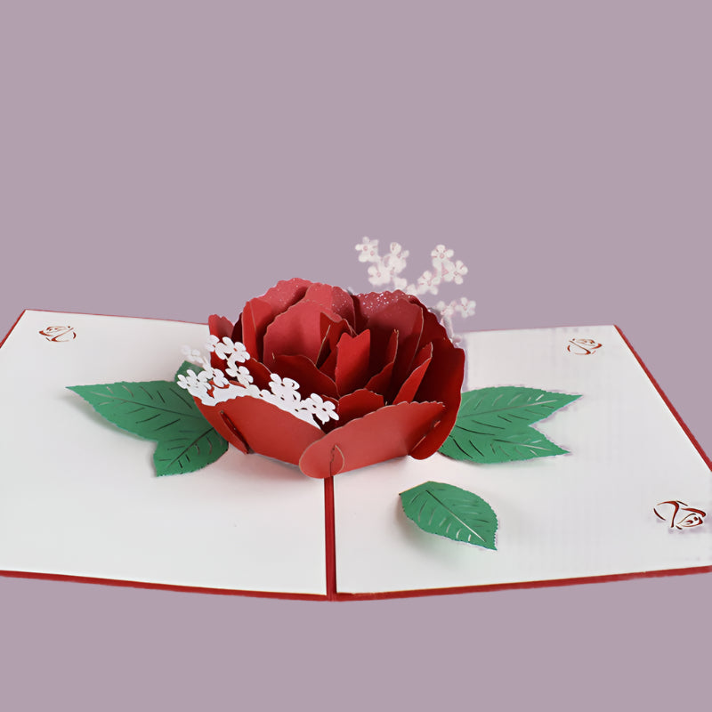 Mothers Day Card 3D Love You Mom Greeting Card, Thank you, Flower Bouquet Pop Up Cards