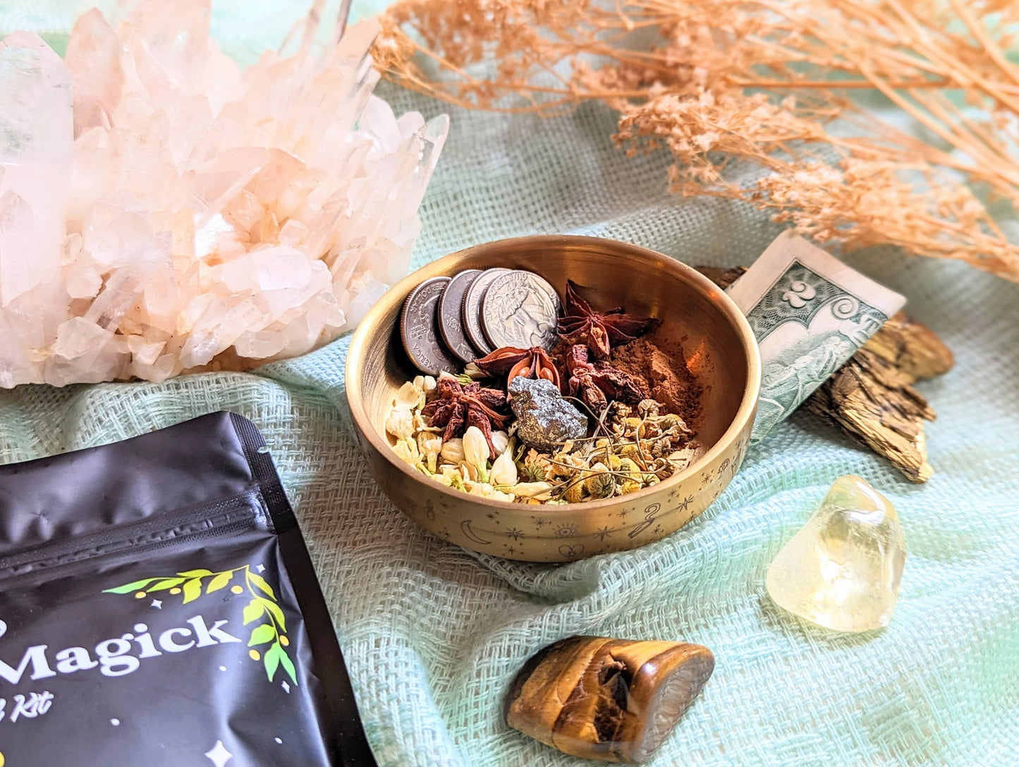 Money Magick Ritual Kit - Abundance, Prosperity, Manifest-3