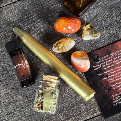 Empowered Spell Kit • Witchcraft Courage & Strength - Lucky Girl Gifts