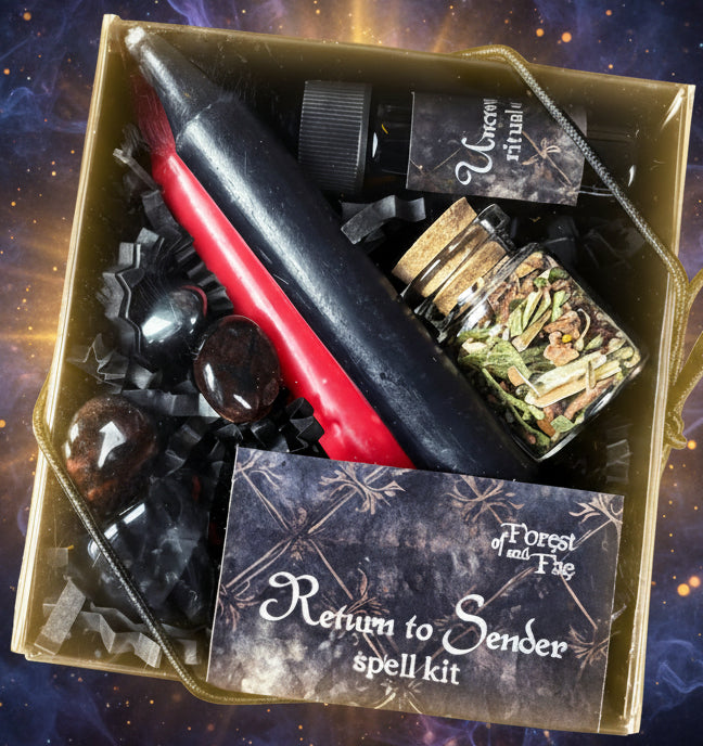 Return to Sender Spell Kit for Powerful Witchcraft Shielding - Lucky Girl Gifts