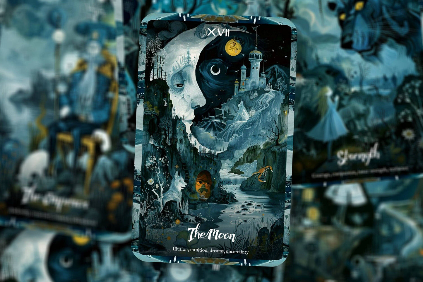Dreamy Arcana Tarot - 22 Major Arcana -  where the ethereal meets the mythical - Divination tool - Major Arcana Cards-2