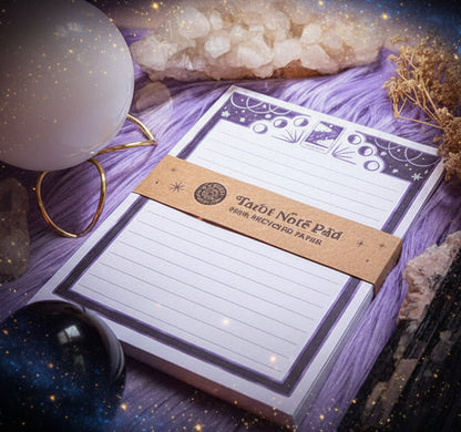 Tarot Note Pad | Major Arcana Memo Paper for Spiritual Insights - Lucky Girl Gifts