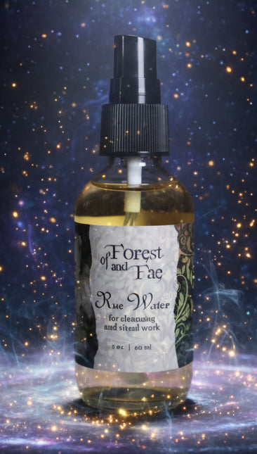 Rue Water Mist for Protection & Hex Breaking – Powerful Spiritual Space Cleanser - Lucky Girl Gifts