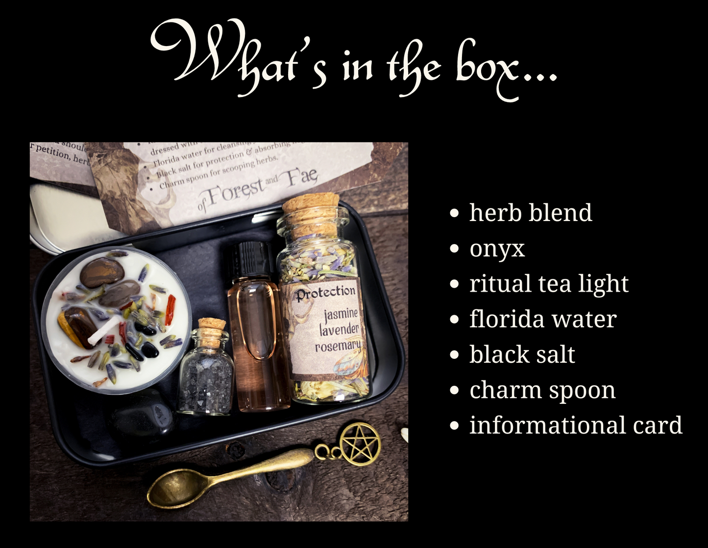 Protection Travel Altar Kit for Rituals & Spells | Witch DIY Set - Lucky Girl Gifts