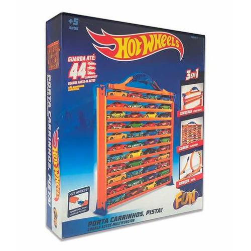 Car park with Cars Hot Wheels 30 x 27 x 6 cm Car transporter Vehicle-0