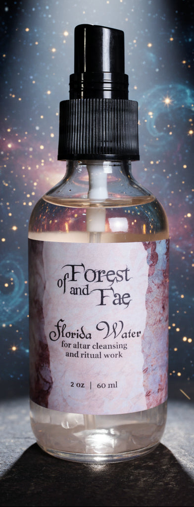 Florida Water Herbal Infusion | Herb & Crystal Infused Essence - Lucky Girl Gifts