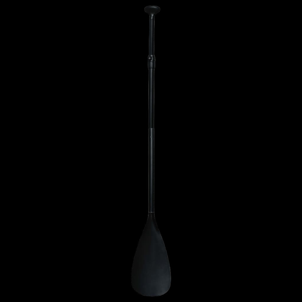 Black paddle on a white background