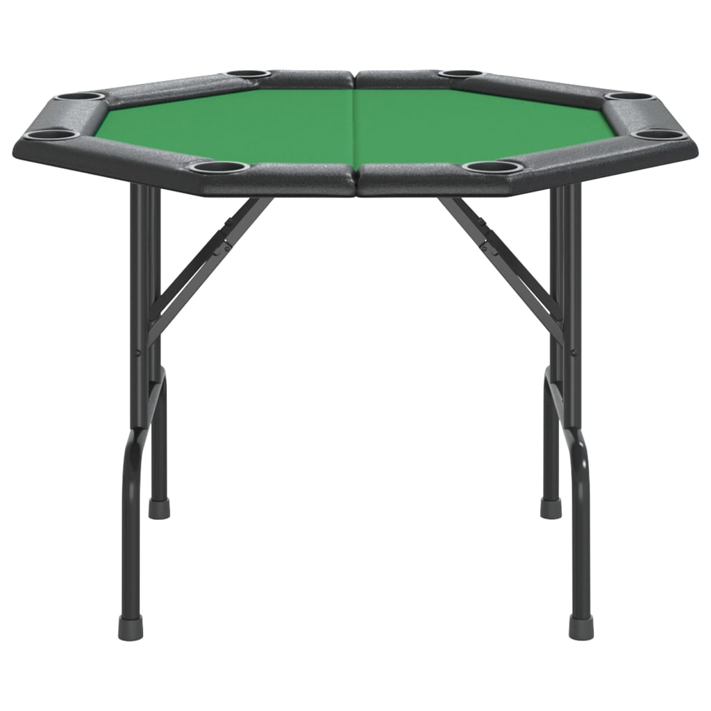 NNEVL 8-Player Folding Poker Table Green 108x108x75 cm-2