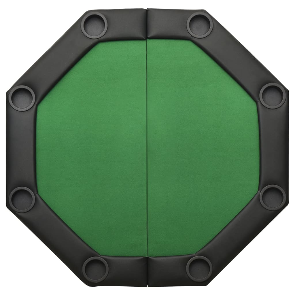 NNEVL 8-Player Folding Poker Table Green 108x108x75 cm-3