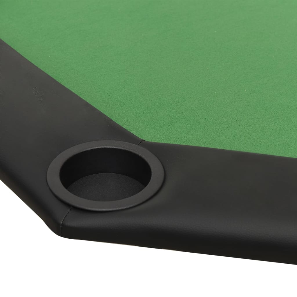 NNEVL 8-Player Folding Poker Table Green 108x108x75 cm-4
